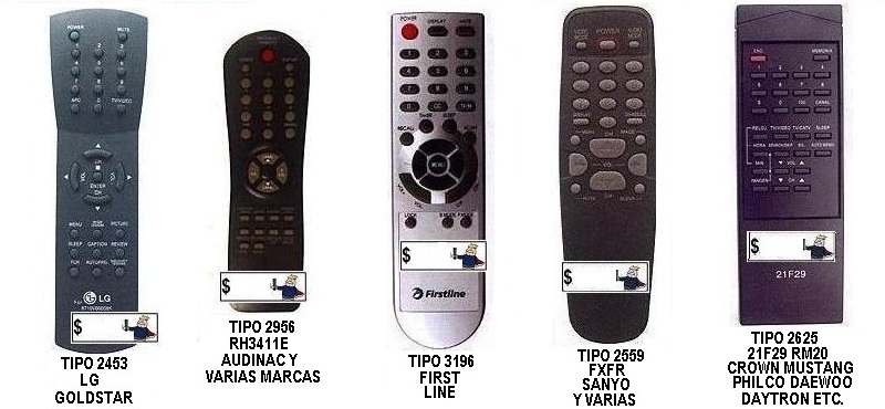 CONTROLES REMOTOS DESDE $11