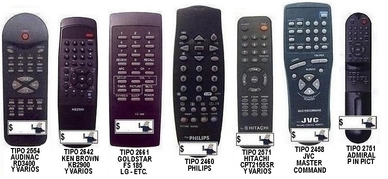CONTROLES REMOTOS DESDE $7