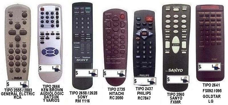 CONTROLES REMOTOS DESDE $8